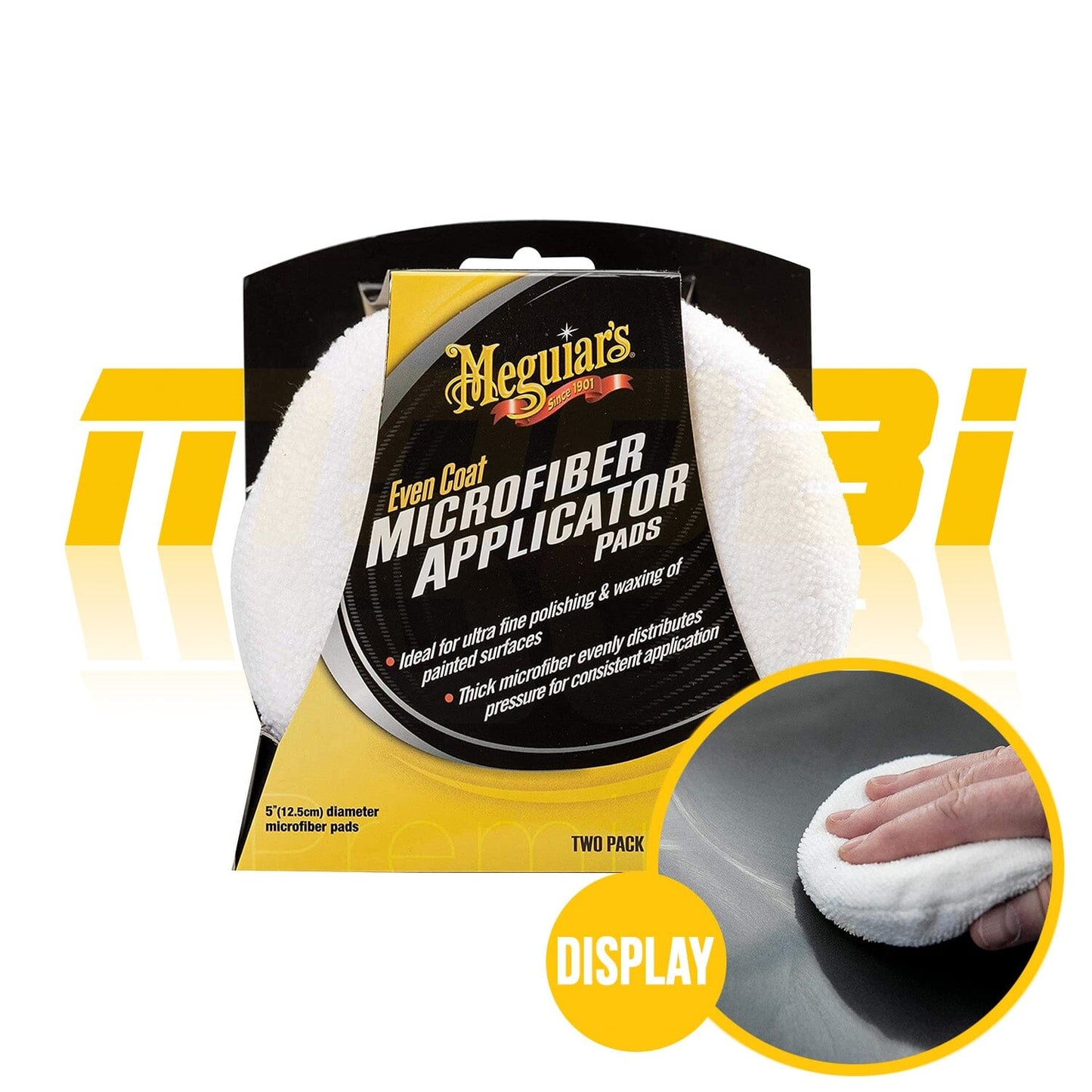 Meguiar’s 美光 | 超柔軟纖維上蠟海綿 Even Coat Applicator Pad | MOOBI 香港網上汽車用品店 p1