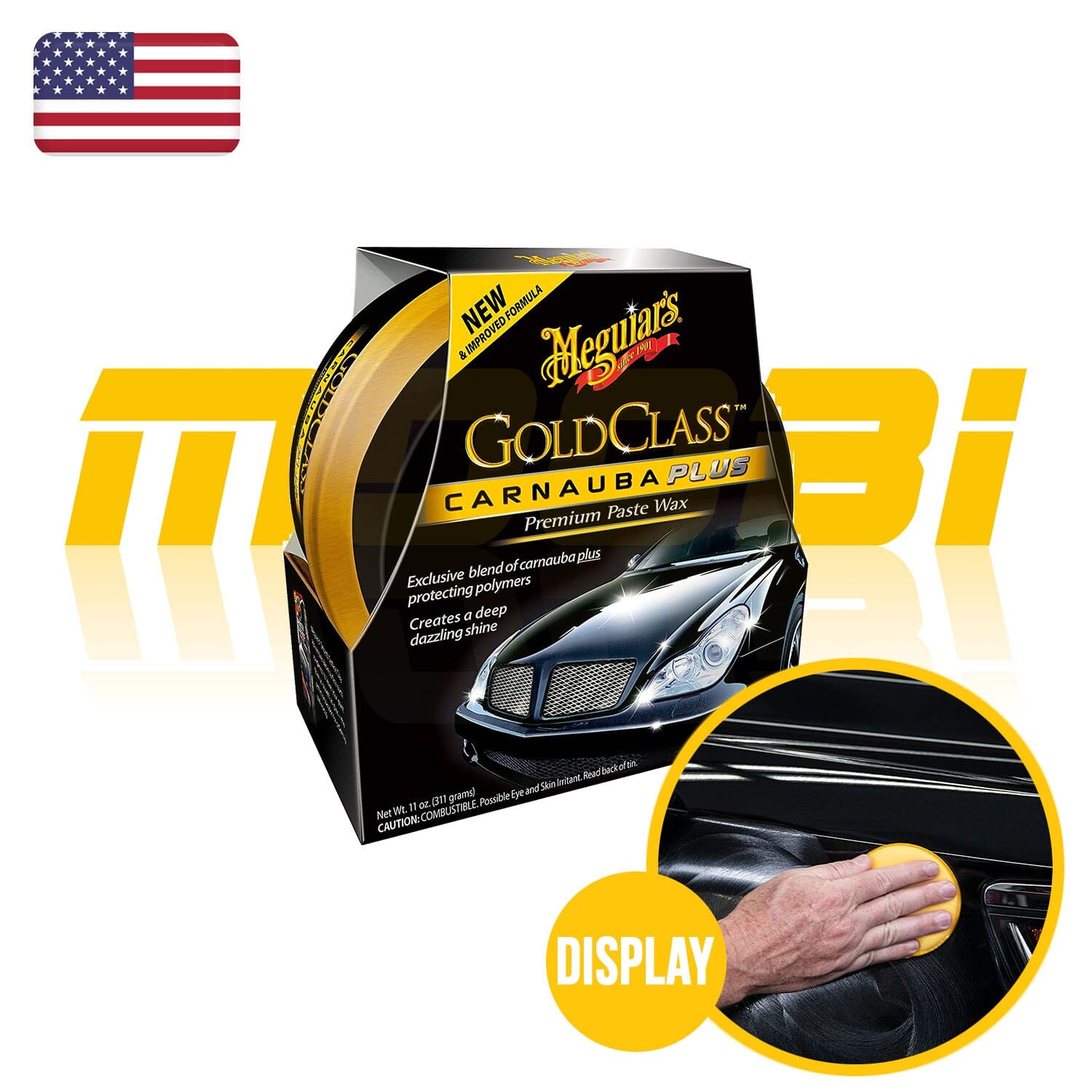 Meguiar’s 美光 | 金裝水晶蠟王 Gold Class Clear Car Wax | 美國製 | MOOBI 香港網上汽車用品店 p1