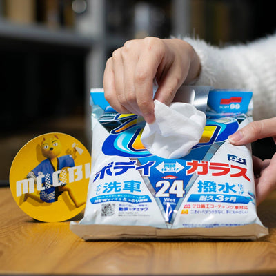 SOFT99 | FUKUPIKA 無水洗車玻璃車身兩用撥水打蠟魔術布 | 日本製 | MOOBI 香港網上汽車用品專門店 p2