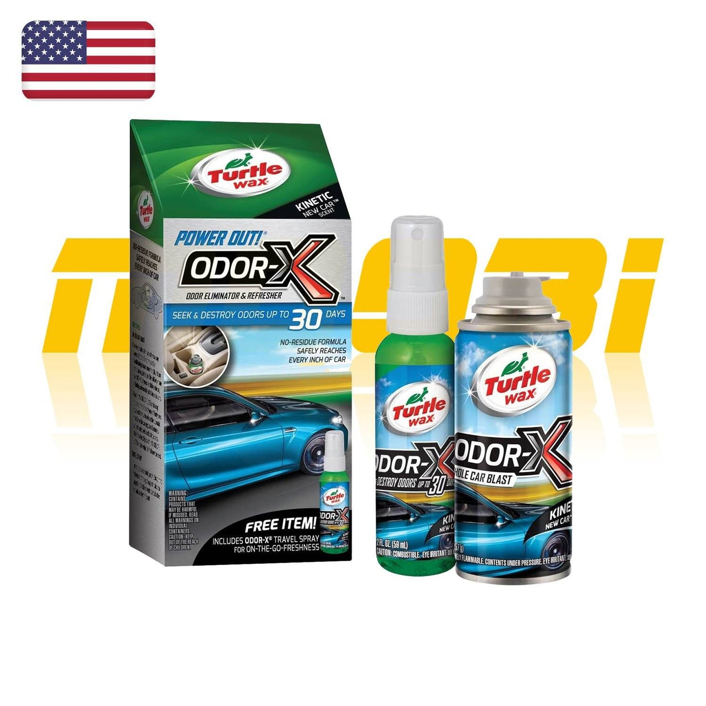 TURTLE WAX 龜牌 | 車廂除臭煙霧彈組合 | 美國製 | MOOBI 香港網上汽車用品專門店 p1