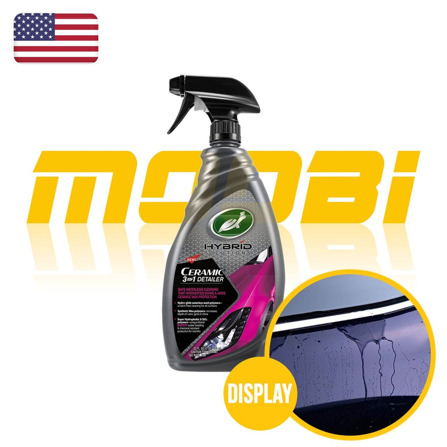 TURTLE WAX 龜牌 | 陶瓷 3合1快捷抹車美容液 | 美國製 | MOOBI 香港網上汽車用品專門店 p1