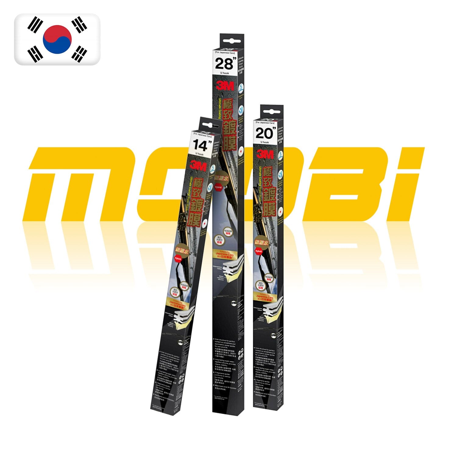 3M 香港 | 韓國製 | 極致鍍膜水撥 Ultimate Coating Wiper Blades | MOOBI 香港網上汽車用品店