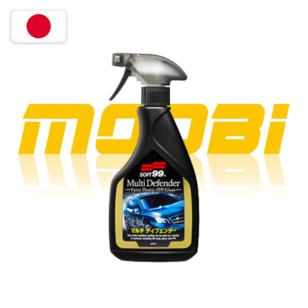 SOFT99Multi Defender coating 全效撥水防護劑 500ml 正面包裝 - MOOBI 貓比香港現貨