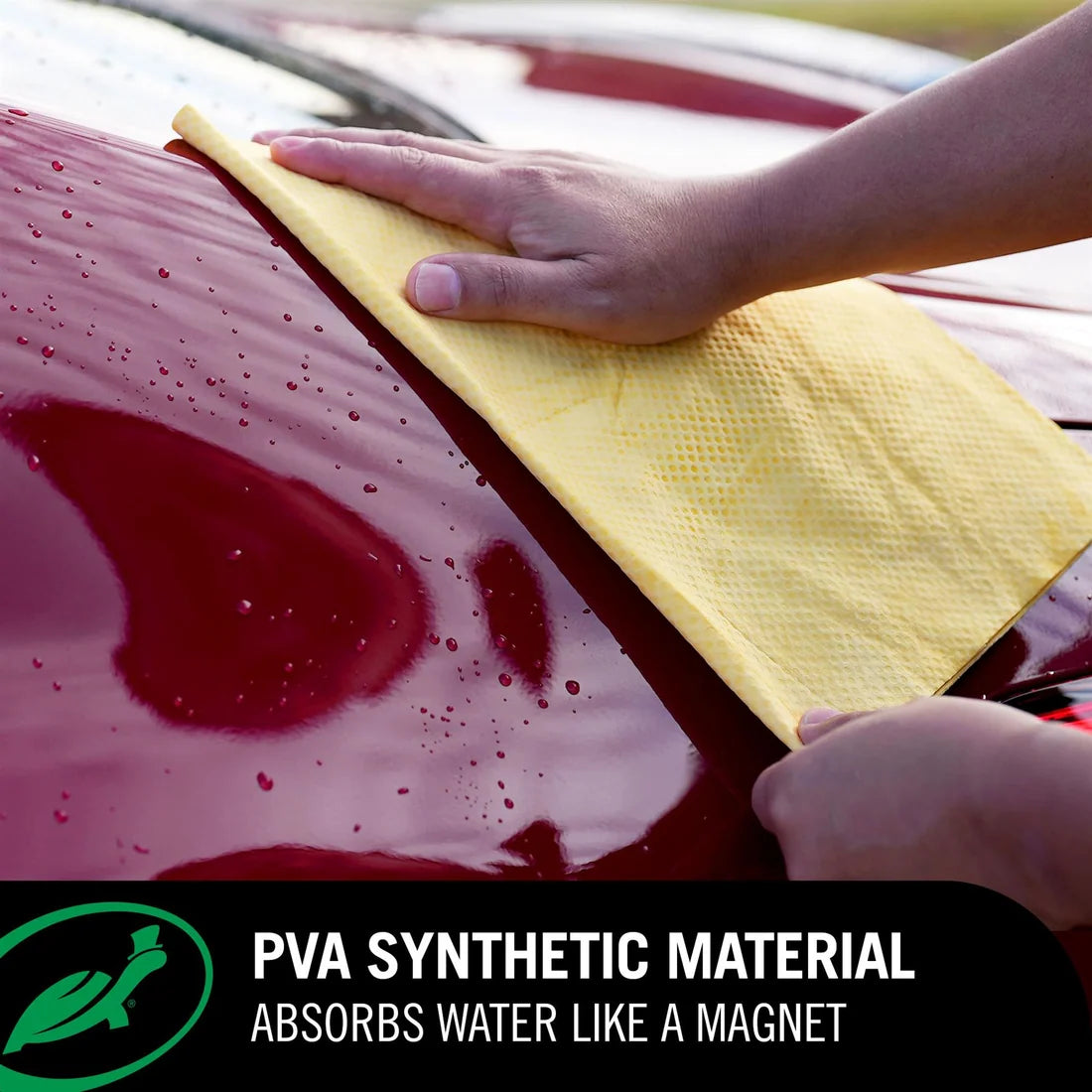 龜牌 快乾PVA麂皮巾 Turtle Wax Rapid Dry PVA Chamois Cloth 洗車展示 - MOOBI 貓比香港現貨
