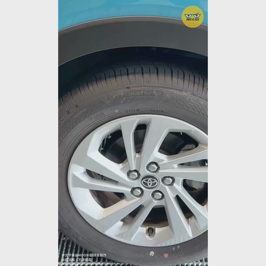 4-X 特快輪胎清潔保護劑示範