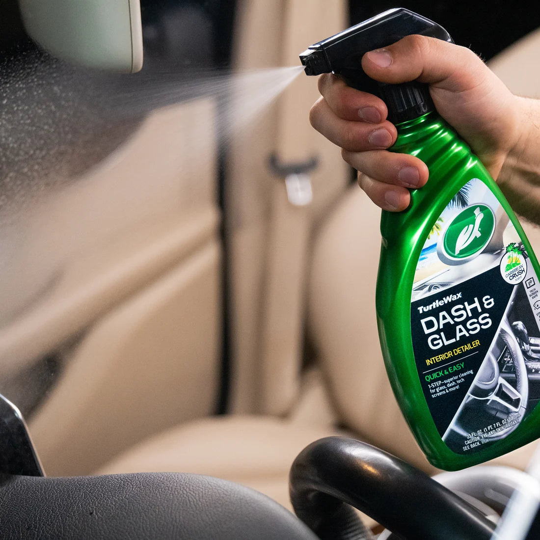 龜牌 玻璃車廂清潔劑 Turtle Wax Dash & Glass Interior Detailer 680ml (T-930)
