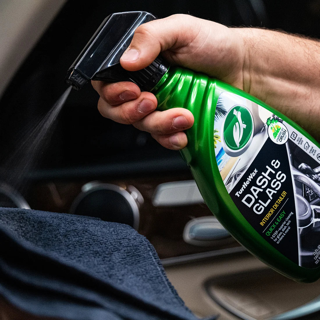 龜牌 玻璃車廂清潔劑 Turtle Wax Dash & Glass Interior Detailer 680ml (T-930)