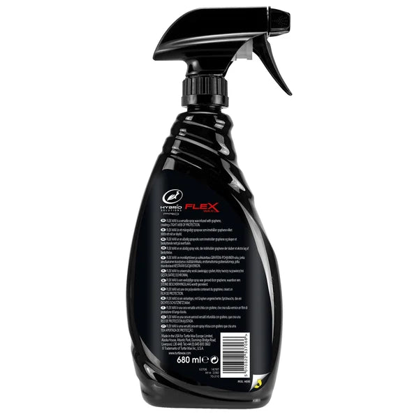 美國龜牌 Pro石墨烯萬用噴蠟 680ml 背面英文說明與官方使用方法標籤 - MOOBI 貓比
