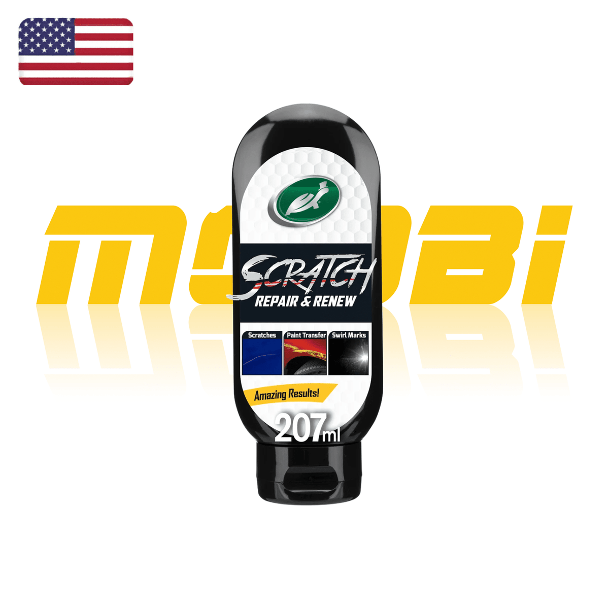 美國龜牌 Turtle Wax 車身花痕修復還原劑 207ml 正面包裝 - MOOBI 貓比香港現貨