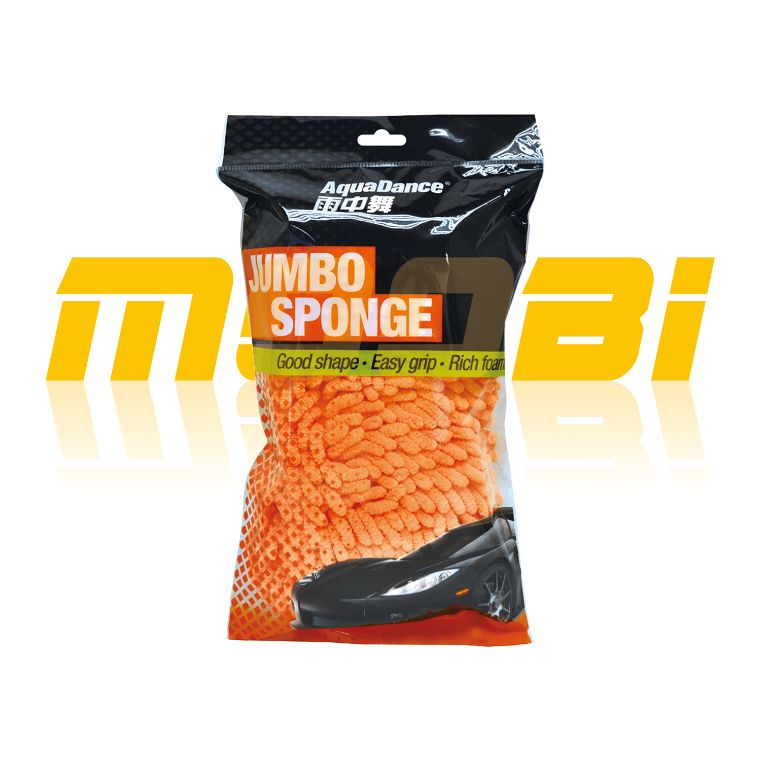2 合 1 麵條洗車海綿 橙色 Microfibre Noodle 2 In 1 Sponge Orange Moobi MOOBI