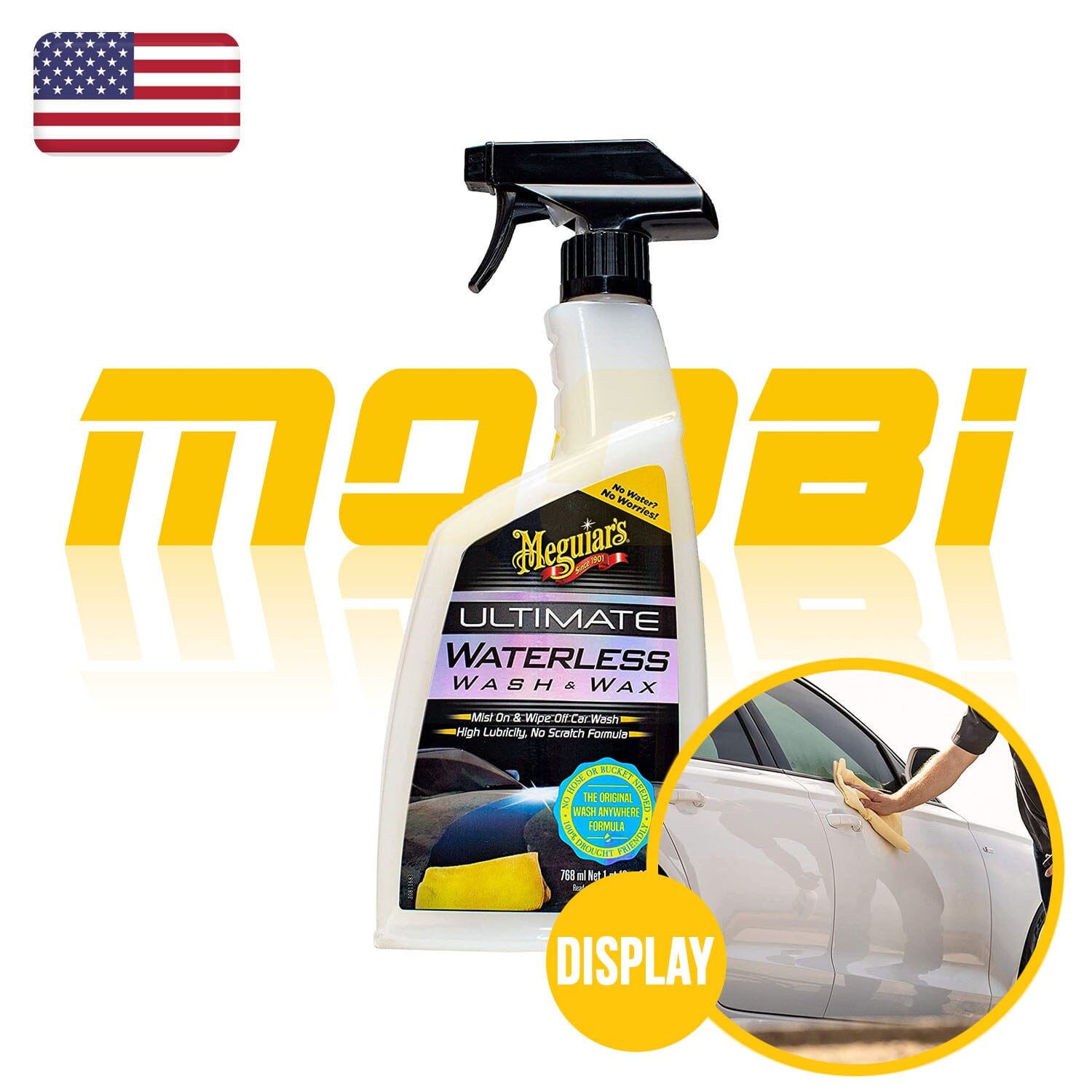 Meguiar’s 美光 | 極品免水洗車打蠟水 Wash & Wax Anywhere | 美國製 | MOOBI 香港網上汽車用品專門店 p1