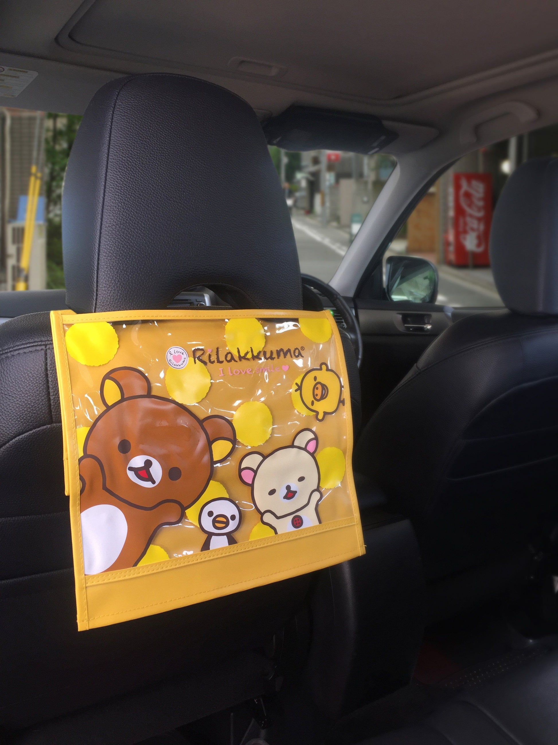 鬆弛熊後座雜物袋 RK162 Rilakkuma Seat Pocket RK162 in Car