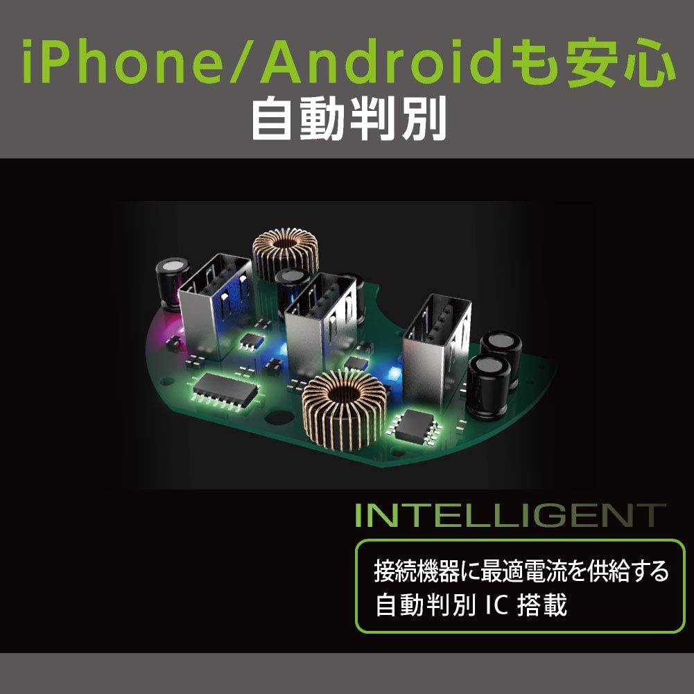 日本 EXEA 星光産業 | 杯型 USB 3+1 充電器連插座 EM-160 黑色   | MOOBI 香港網上汽車用品專門店 p2