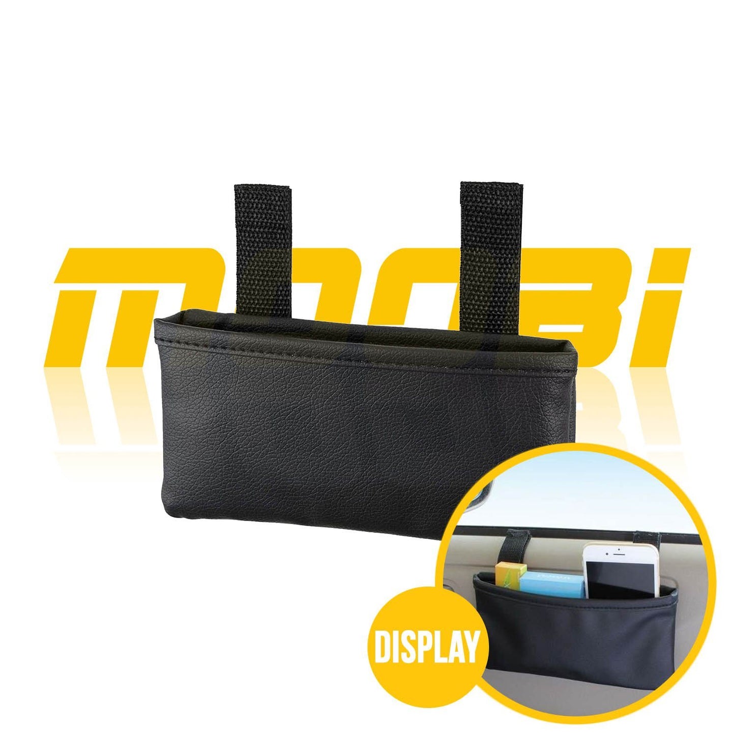 日本 NAPOLEX | 黏貼式雜物袋 JK-101 黑色 | MOOBI 香港網上汽車用品專門店 p1