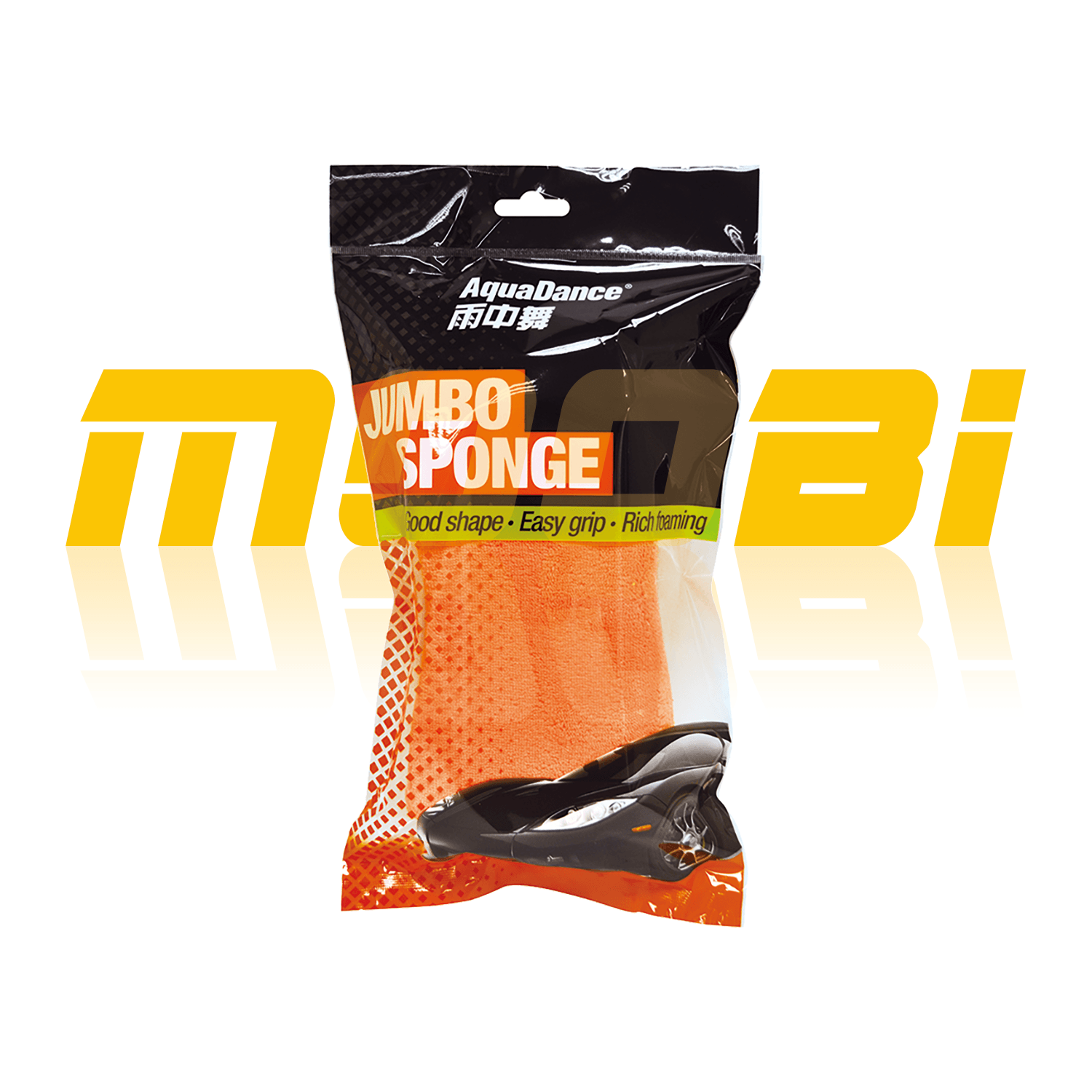 微纖海綿 橙色 Microfibre Wash Pad Orange Moobi MOOBI